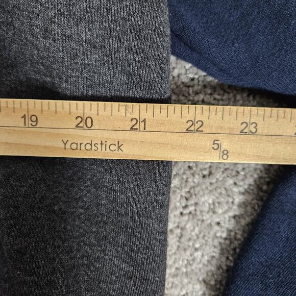 Vtg Notre Dame Hoodie Mens Medium Blue Gray Football Y2K College University - Picture 6 of 9